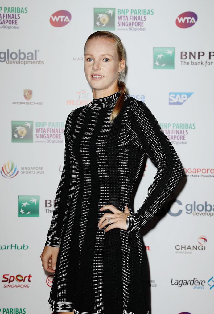 Kiki schittert op de catwalk in Singapore | Tennis | AD.nl