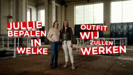 Bepaal in welke outfit Femke en Renée moeten gaan werken