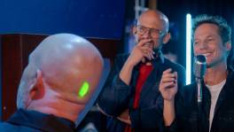 Laser wijkt af op Tomas zijn hoofd
