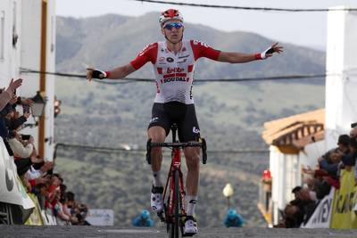 Wellens wint eerste etappe in Ruta del Sol, Kruijswijk vijfde