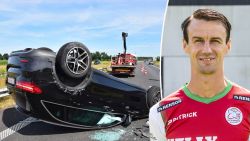 Voetballer Davy De fauw en gezin gewond na klap tegen autotransport in Lichtervelde