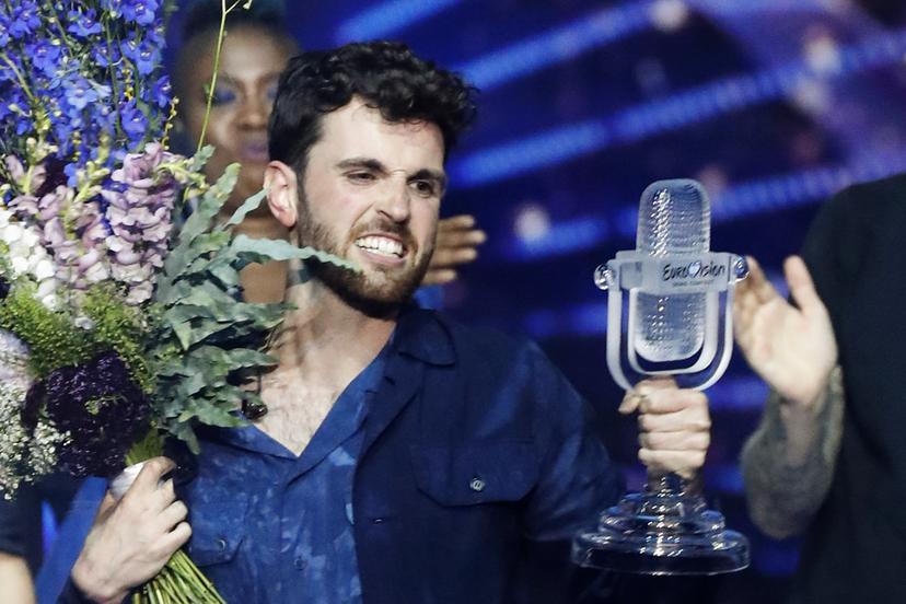 Duncan Laurence wint het Eurovisie Songfestival 2018 in Tel Aviv.