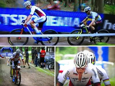 Van der Poel op fenomenale wijze naar eerste mountainbikezege ooit in wereldbeker