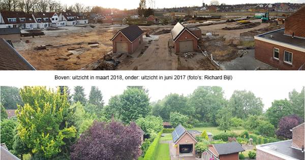 Idyllische achtertuin in Goor is nu een rampgebied door asbestsanering - Tubantia