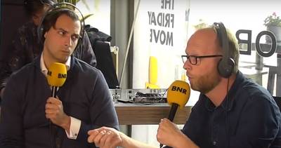 Thierry Baudet loopt boos weg bij live interview met Wilfred Genee