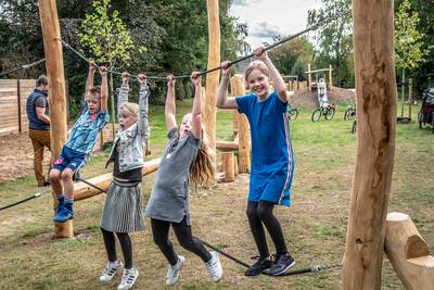 Weer klimmen en klauteren in nieuwe Belevenistuin in Overasselt