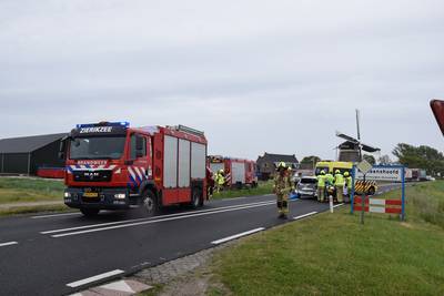 Twee gewonden bij aanrijding in Kerkwerve