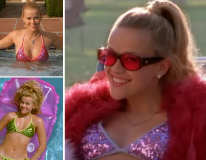 Reese Witherspoon in roze bikini 'Legally Blonde 3 komt er' Show