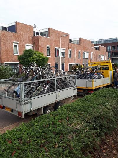 Opgeruimd staat netjes: 46 fietsen weggehaald bij station in Goor