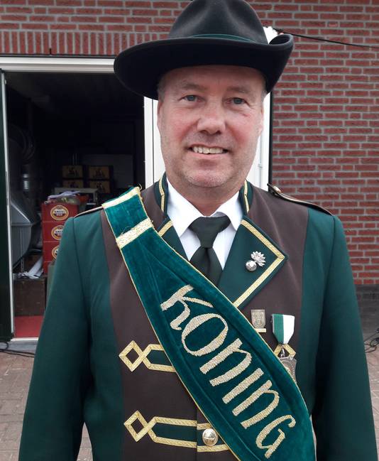 Koning Jeu de Ruyter van Schutterij Hubertus De Horst.