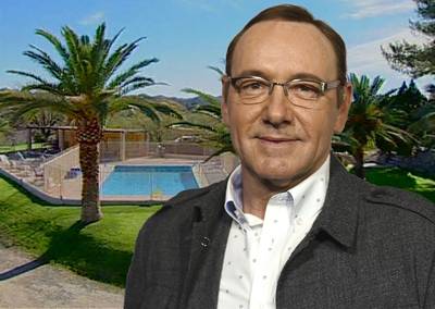 Kevin Spacey: afkicken van seks aan buitenzwembad