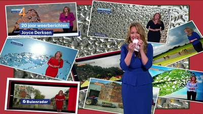 Weervrouw Helga trekt zakdoekje uit jurkje bij afscheid