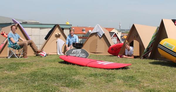 Delftse Kartonnen Festivaltent Verovert Het Buitenland Binnenland Pzc Nl