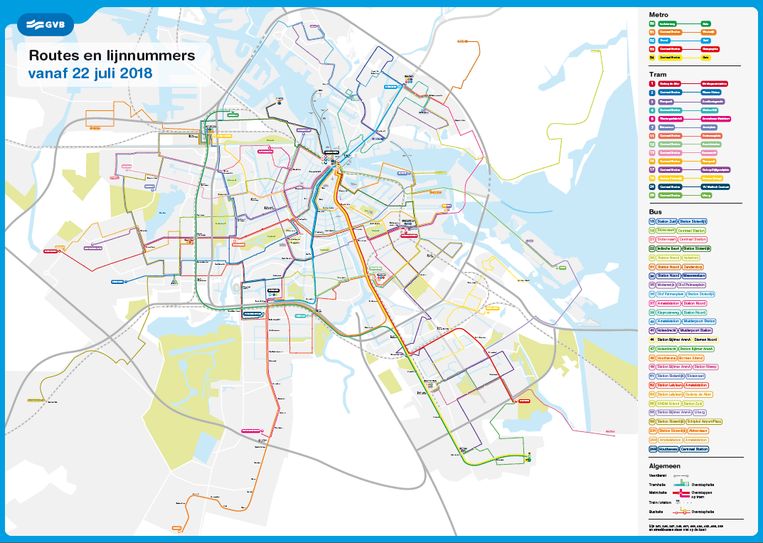 Openbaar vervoer in Amsterdam gaat volgend jaar op de schop De Volkskrant