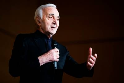 Chansonnier Charles Aznavour (93) opgenomen in ziekenhuis Rusland