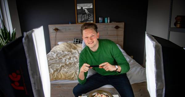 Foodblogger Luuk maakt schilderijtjes van eten