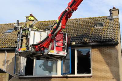 Binnenbrand in woning Nieuwerkerk