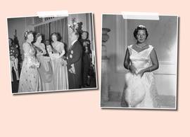 Prinses Beatrix en haar zusjes als de belles van het bal