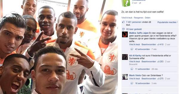 Reacties Op Foto Donkere Jongens Oranje Diep Triest Nederlands Voetbal Ad Nl