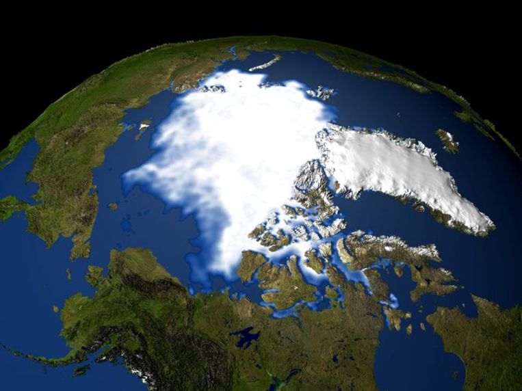 IJskap Noordpool kleiner dan ooit Het Parool