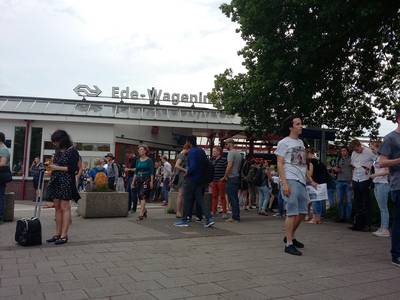 Treinverkeer tussen Arnhem en Ede-Wageningen weer gestremd