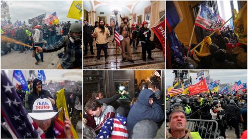 RECONSTRUCTIE. De dag die net zo triest en wild werd als Trump zelf aankondigde