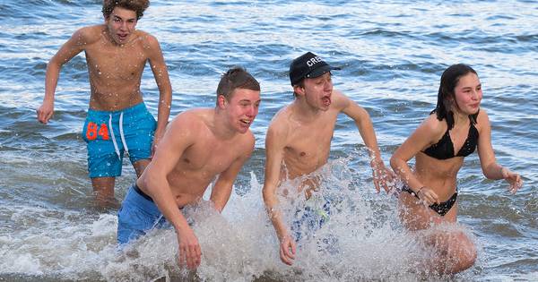 2019 start fris in Tolkamer: ‘Het koude water geeft je een optater’