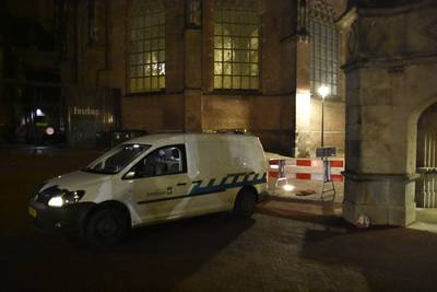Sinkhole bij Eusebiuskerk in Arnhem