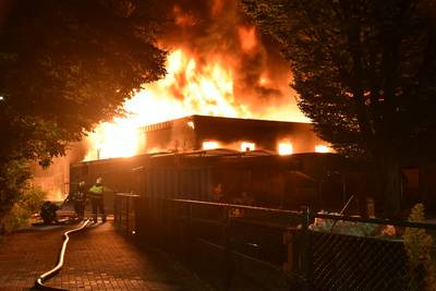 Grote brand verwoest gymzaal in Boxmeer, tweede brand verderop