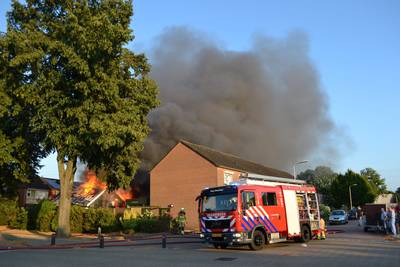 Sanering van asbest na brand in Bemmelse woonwijk al begonnen