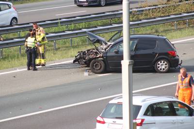 File op A50 na ‘vakantiebotsing’ bij Hoenderloo: verkeer vanuit Arnhem richting Apeldoorn omgeleid