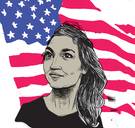 Tot voor kort poetste ze tafels in New York. Nu is ze de populairste Democrate in Washington