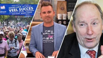 Paul Wilbers en Geert Willems te gast in De Ochtend Show to go in het teken van de vierdaagse