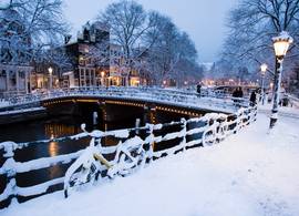 Zo groot is de kans op sneeuw in de maand november