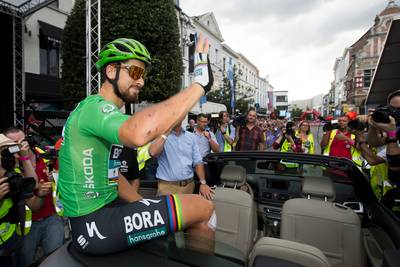 Sagan wint criterium in Aalst, Van der Poel derde