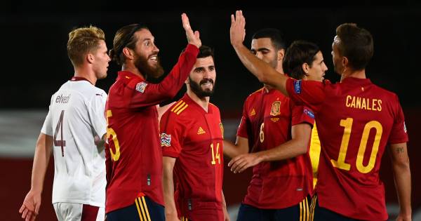 Ligue Des Nations L Espagne Bat La Suisse L Allemagne S Impose En Ukraine Football Etranger 7sur7 Be
