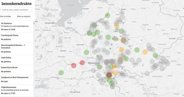 Druktemeter voor dagje uit in Gelderland werkt nog niet voor alle publiekstrekkers in Rivierenland -