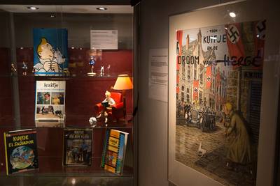 Na zijn dood staan de Kuifje-auto's van Sietze in het museum