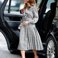 De pied-de-poule jurk van hertogin Kate