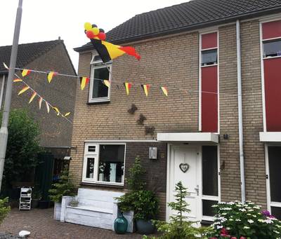 Supporters van België in Prinsenbeek klaar voor de eerste match van de Rode Duivels op WK