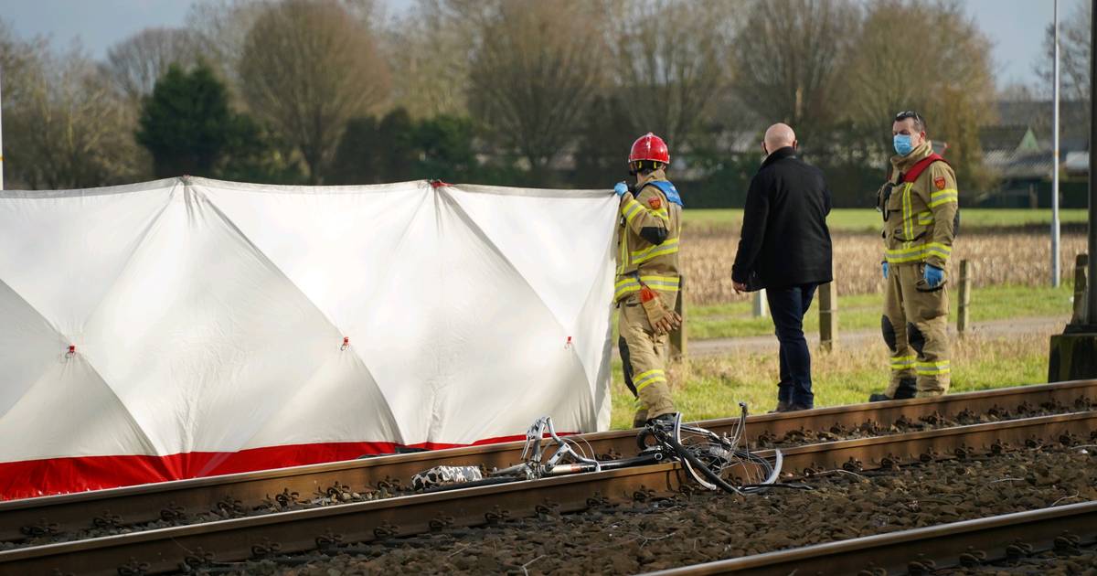 Fietser komt om door ongeluk met trein bij Groessen; treinverkeer ligt stil tussen Arnhem en Zevenaa