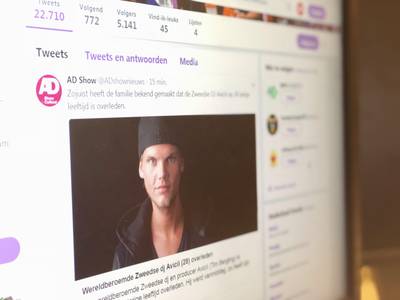 Twitter plat na overlijden Avicii