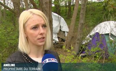 Belgische Améline huisvest vluchtelingen in haar tuin: ‘Maar honderd is te veel’