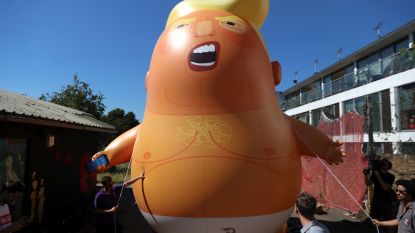 Afbeeldingsresultaat voor ballon baby Trump