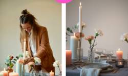 Een tafel vol liefde. Eventdesigner Maxine vertelt hoe je op 4 manieren een romantisch valentijnsdiner bij je thuis organiseert