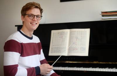 Doodeng? Vincent uit Goor studeert dit weekend af voor een zaal vol mensen