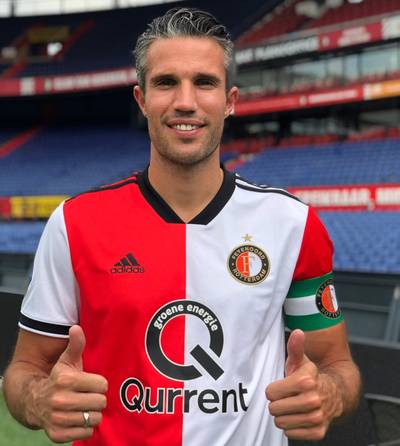 Van Persie nieuwe aanvoerder Feyenoord