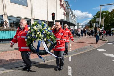 Ingetogen herdenking van de evacuatie van Arnhem