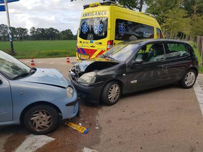 Gewonde bij frontale aanrijding in Vragender