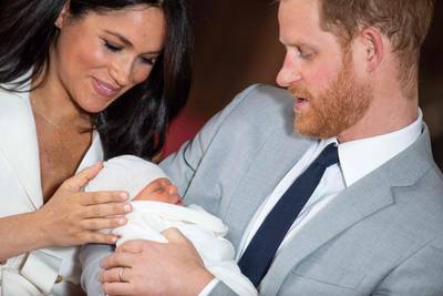 'Harry en Meghan zuinig met delen babyfoto's'